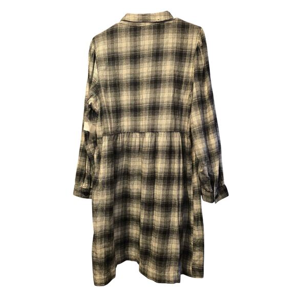 Beach Lunch Lounge Plaid Swing Dress - NWOT - Picture 2 of 6